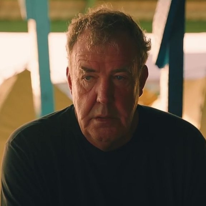 The Grand Tour Jeremy Clarkson looks disappointed