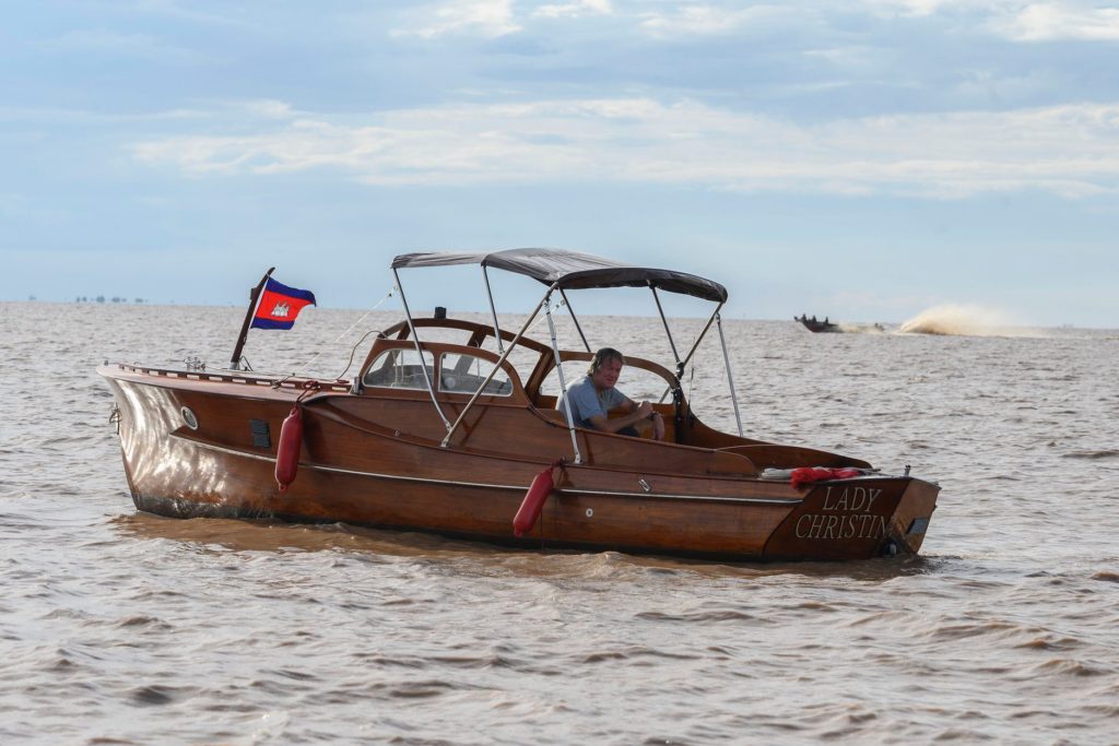 Andy Wilman on James´ Boat