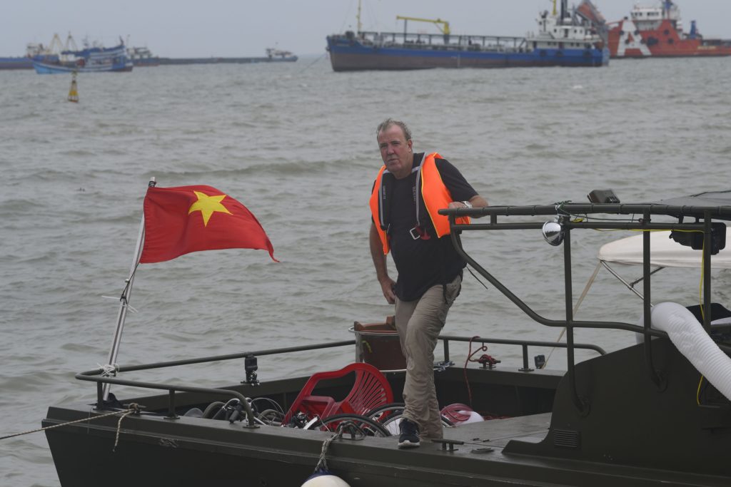 Andy Wilman on Jeremy´s Boat