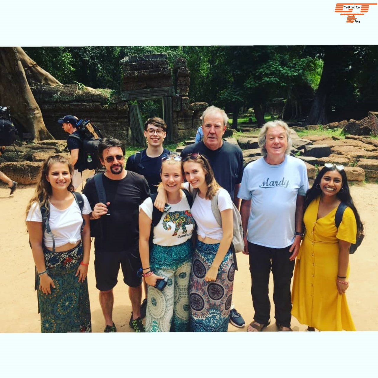 Cambodia Making Selfies with Tourists