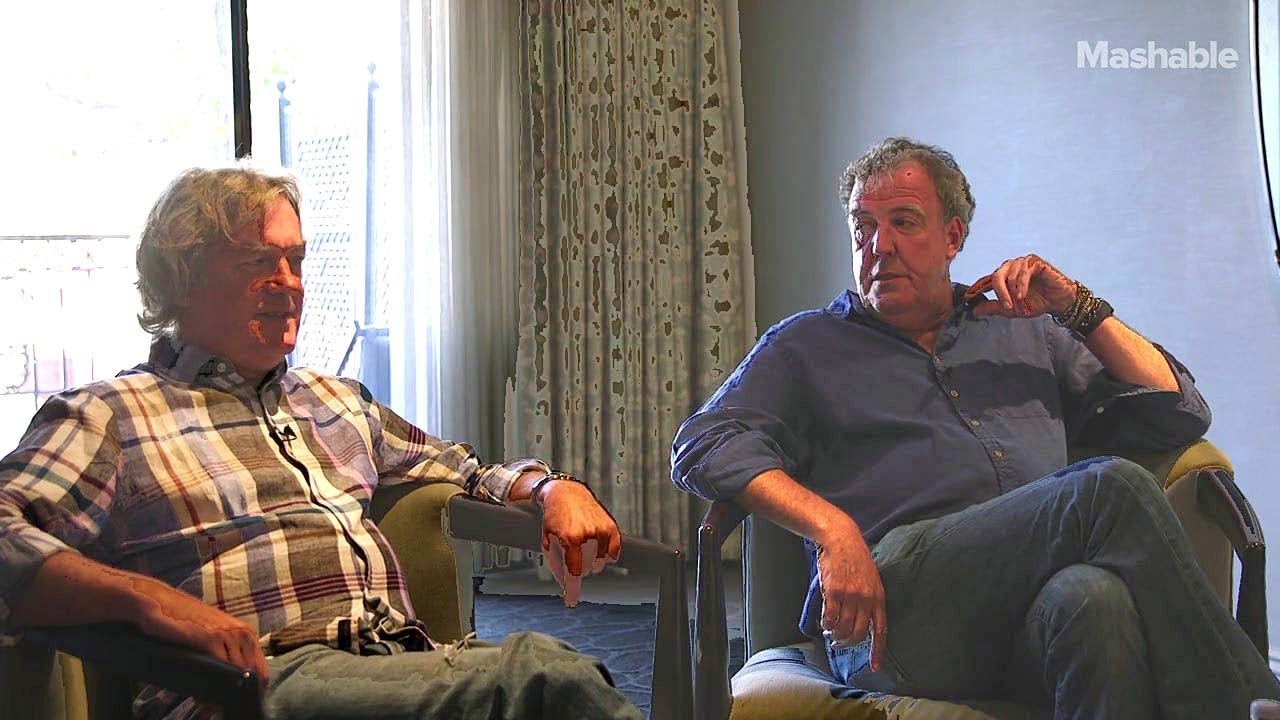 Jeremy Clarkson and James May in an interview